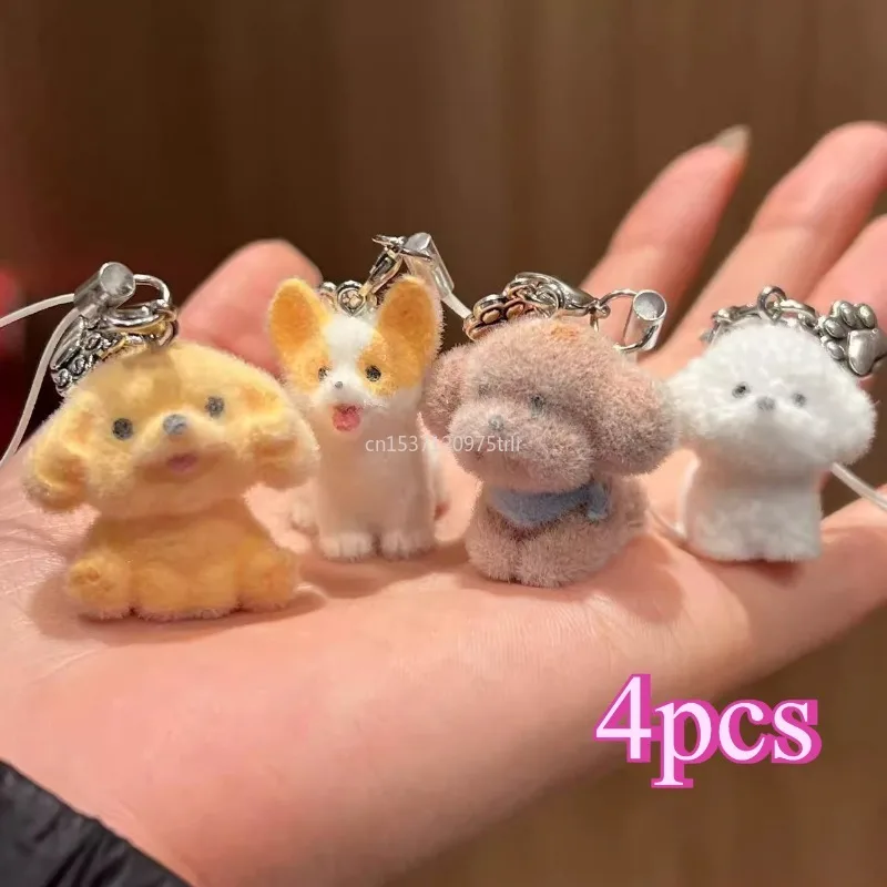 Kawaii Plush Cute Dog Keychain Flocking Animal Pendant Phone Lanyard Hanging Keycord Charm Key Chains DIY Accessories Girl Gifts
Kawaii Plush Cute Dog Keychain Flocking Animal Pendant Phone Lanyard Hanging Keycord Charm Key Chains DIY Accessories Girl Gifts