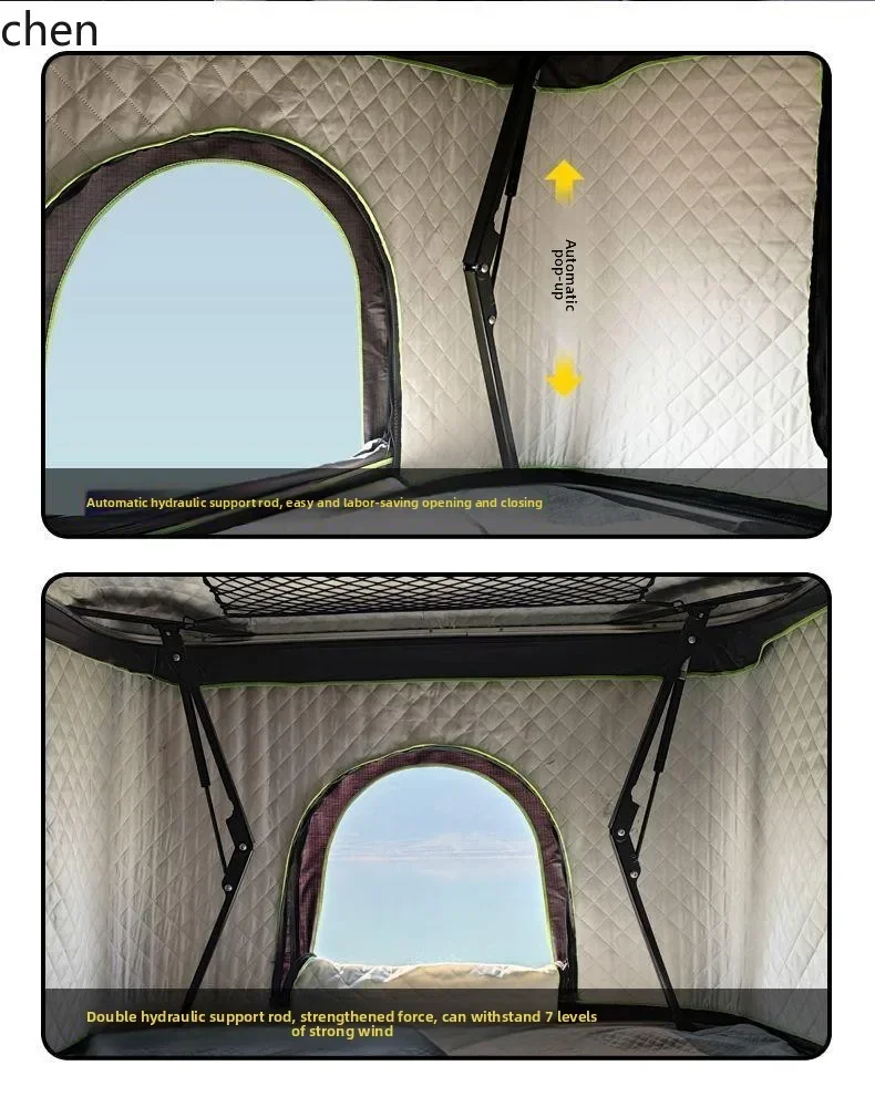 hard shell roof tent fully automatic folding coupe car load off-road outdoor camping self-driving tour
hard shell roof tent fully automatic folding coupe car load off-road outdoor camping self-driving tour