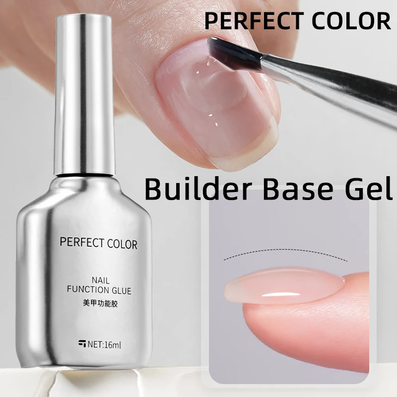 PERFECT COLOR 2PCS/1PC 16ml Builder Base Gel Clear Builder Gel For Nails Thickening Nail Builder Strengthener Gel Enhancement
PERFECT COLOR 2PCS/1PC 16ml Builder Base Gel Clear Builder Gel For Nails Thickening Nail Builder Strengthener Gel Enhancement