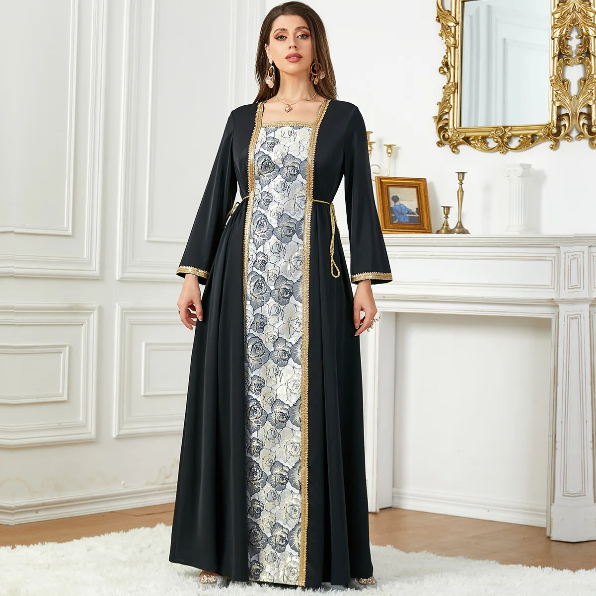 Марокканские мусульманские Дубаи Цветочные жаккардовые Abayas для 2024, новое женское длинное платье, Арабская Турция, кафтан, мусульманская одежда, женское платье
Марокканские мусульманские Дубаи Цветочные жаккардовые Abayas для 2024, новое женское длинное платье, Арабская Турция, кафтан, мусульманская одежда, женское платье