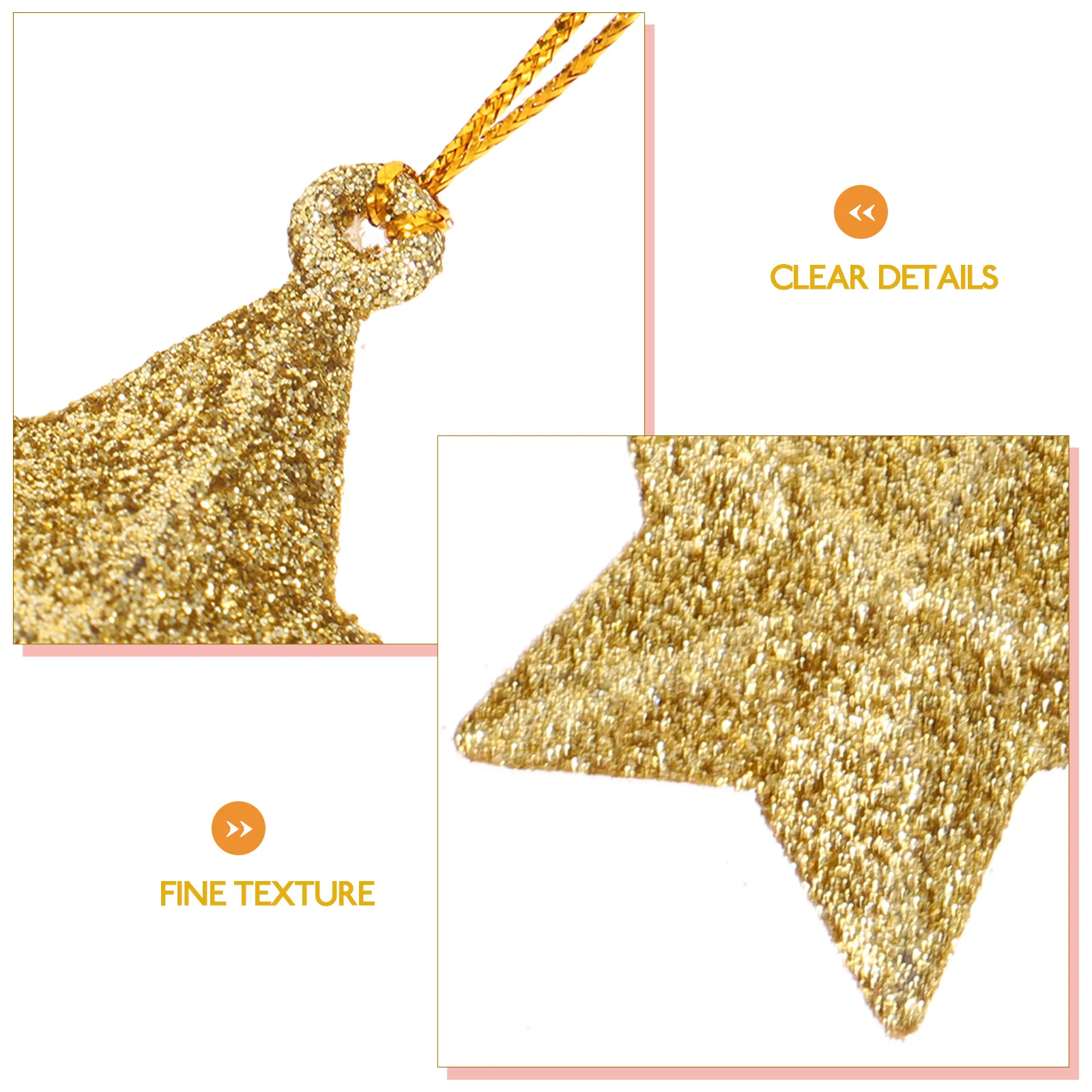 24Pcs Five-Pointed Star Christmas Tree Decorations Xmas Hanging Adorns Delicate Party Supplies Xmas Pendants PVC Christmas Scene
24Pcs Five-Pointed Star Christmas Tree Decorations Xmas Hanging Adorns Delicate Party Supplies Xmas Pendants PVC Christmas Scene