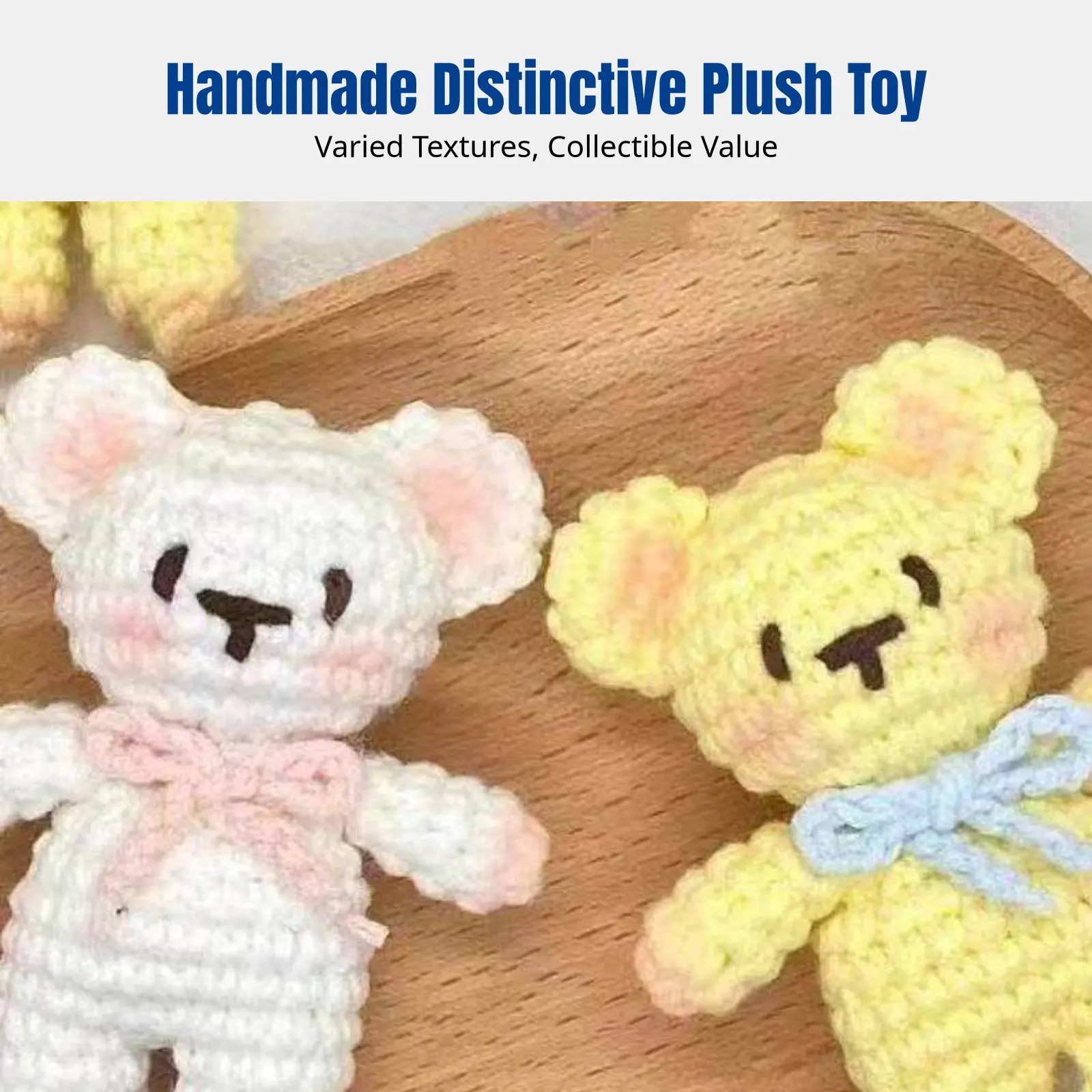 Handmade Dopamine Teddy Gummy Crochet Kit, DIY Yarn Teddy, Cute Couple Decoration, Gift Keychain
Handmade Dopamine Teddy Gummy Crochet Kit, DIY Yarn Teddy, Cute Couple Decoration, Gift Keychain