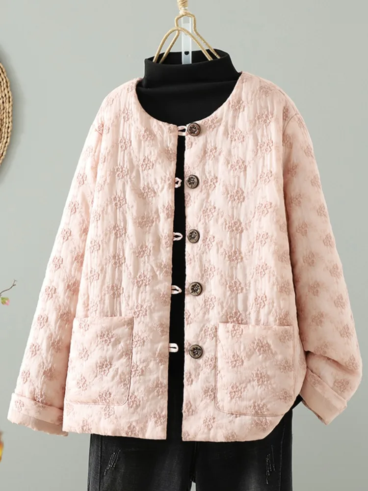 Retro Chinese Embroidered Cotton Jaet Women's Winter Thiened Slim Fit round Ne down Jaet Comfortable Breathable
Retro Chinese Embroidered Cotton Jaet Women's Winter Thiened Slim Fit round Ne down Jaet Comfortable Breathable