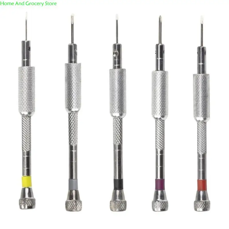 0XXA 5pcs/set Essential Precise Aluminum Screwdriver 0.8-1.6mm Suitable For Watches Home Repairs Professional Maintenance
0XXA 5pcs/set Essential Precise Aluminum Screwdriver 0.8-1.6mm Suitable For Watches Home Repairs Professional Maintenance