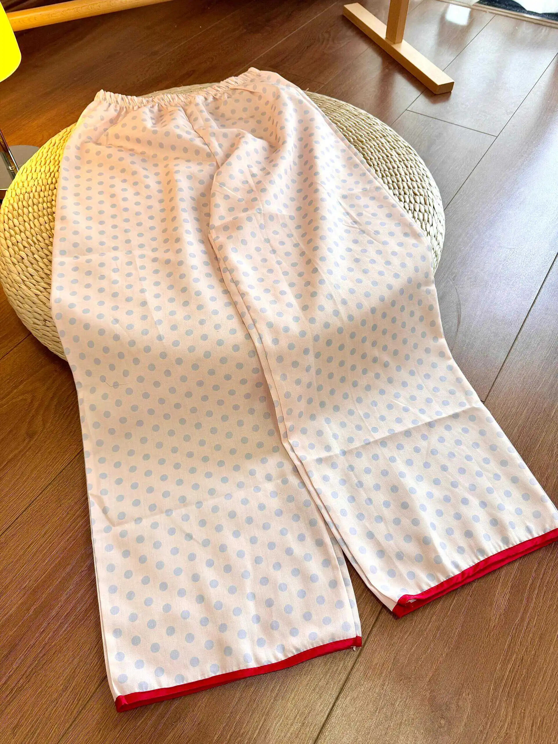 Sweet Pink Polka Dot Print Spwear Set ort Sve Long Pants Home Clothes Youth Cotton Comfortable Spring Summer New Arrival
Sweet Pink Polka Dot Print Spwear Set ort Sve Long Pants Home Clothes Youth Cotton Comfortable Spring Summer New Arrival