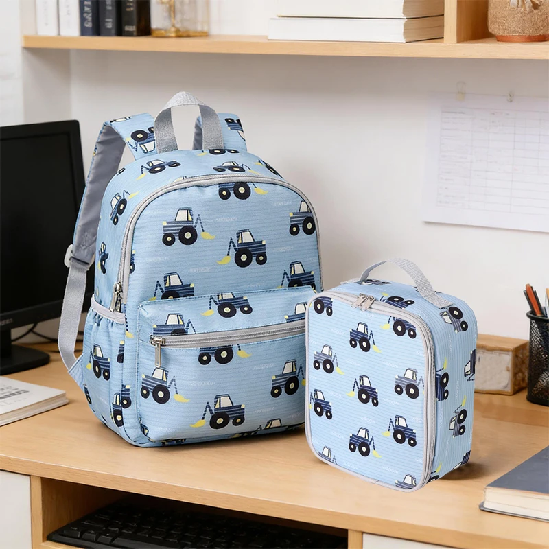 Car Pattern Reusable Lunch Bag And Backpack Set Unisex Ideal for Back-to-School Vacations Holiday Travel Daily Commuting
Car Pattern Reusable Lunch Bag And Backpack Set Unisex Ideal for Back-to-School Vacations Holiday Travel Daily Commuting