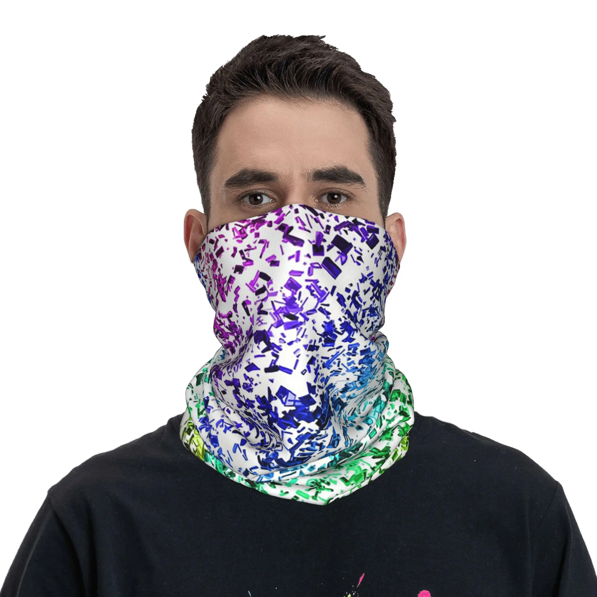 All Over Rainbow Gradient Glass Shards Pattern Bandana Neck Cover Printed Wrap Scarf Face Mask Hiking Fishing for Men Women
All Over Rainbow Gradient Glass Shards Pattern Bandana Neck Cover Printed Wrap Scarf Face Mask Hiking Fishing for Men Women