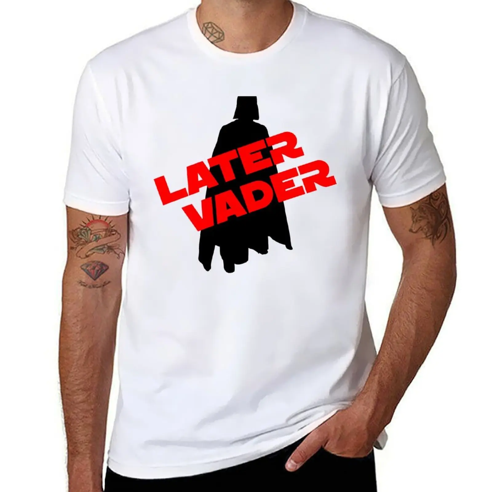 Later Vader T-Shirt t shirts for man graphic funny men t shirt cotton 100% T-Shirt 
Later Vader T-Shirt t shirts for man graphic funny men t shirt cotton 100% T-Shirt