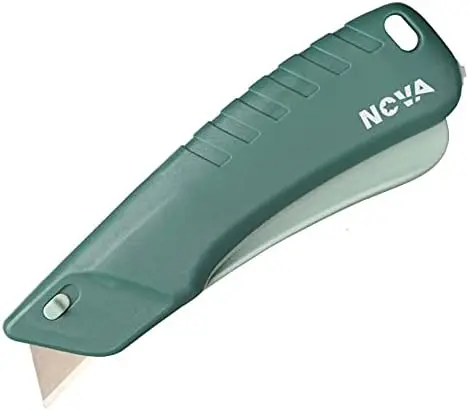 Self-Retracting Squeeze Trigger Utility Knife, Heavy Duty Box Cutter, Ambidextrous, Replaceable SK5 Blade, 22mm
Self-Retracting Squeeze Trigger Utility Knife, Heavy Duty Box Cutter, Ambidextrous, Replaceable SK5 Blade, 22mm