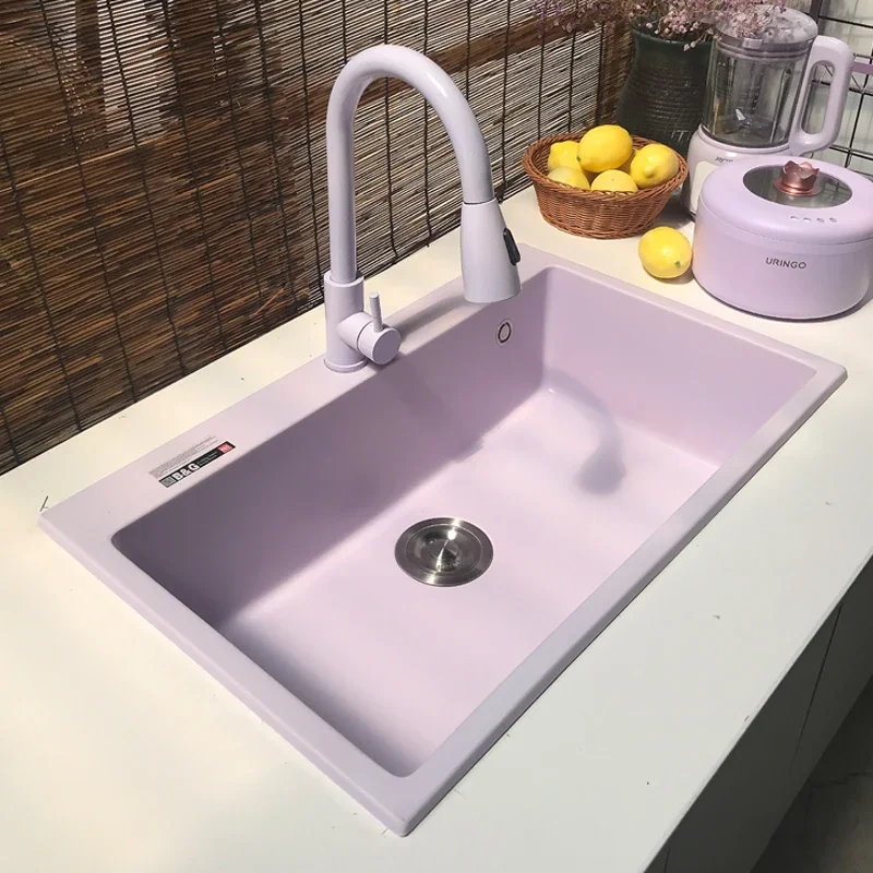 Taro purple quartz stone large single slot color kitchen wash basin sink with pull-out faucet new
Taro purple quartz stone large single slot color kitchen wash basin sink with pull-out faucet new