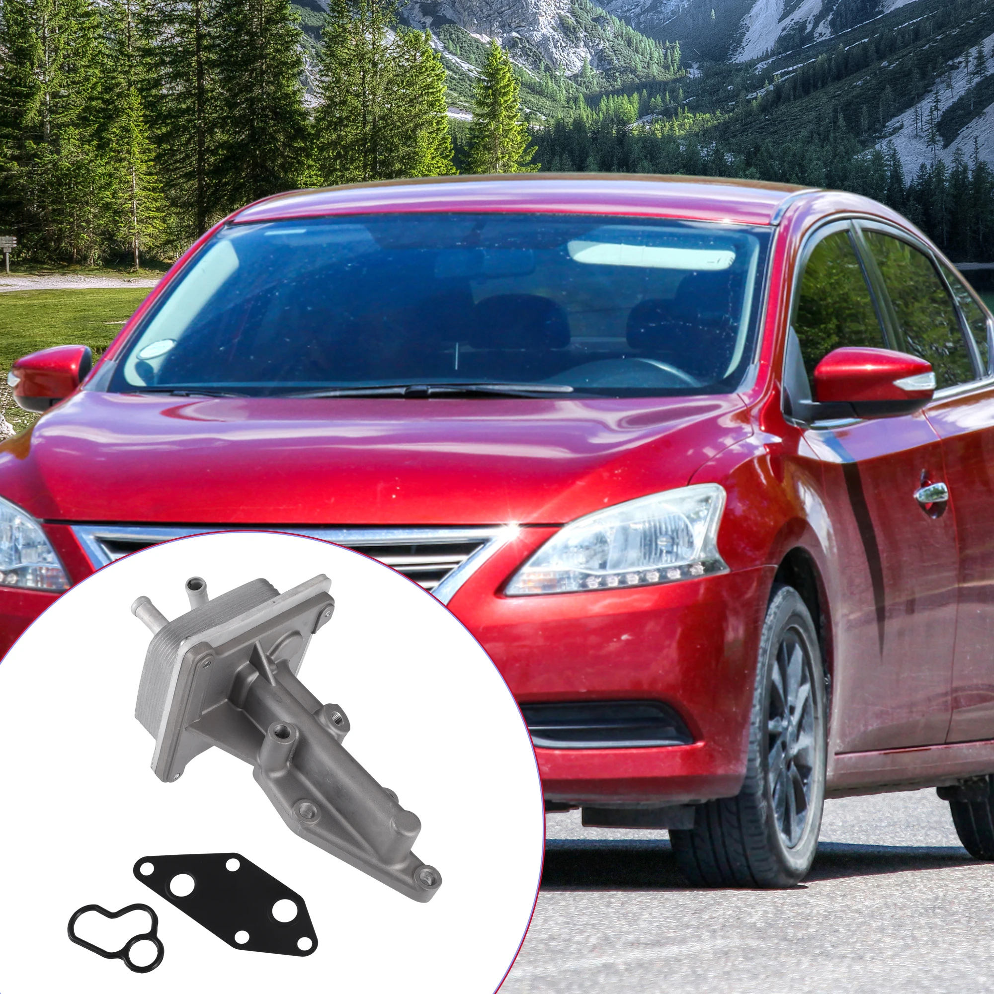 UXCELL 1 Set Engine Oil Cooler for Nissan Altima for Nissan Rogue for Nissan Sentra
UXCELL 1 Set Engine Oil Cooler for Nissan Altima for Nissan Rogue for Nissan Sentra