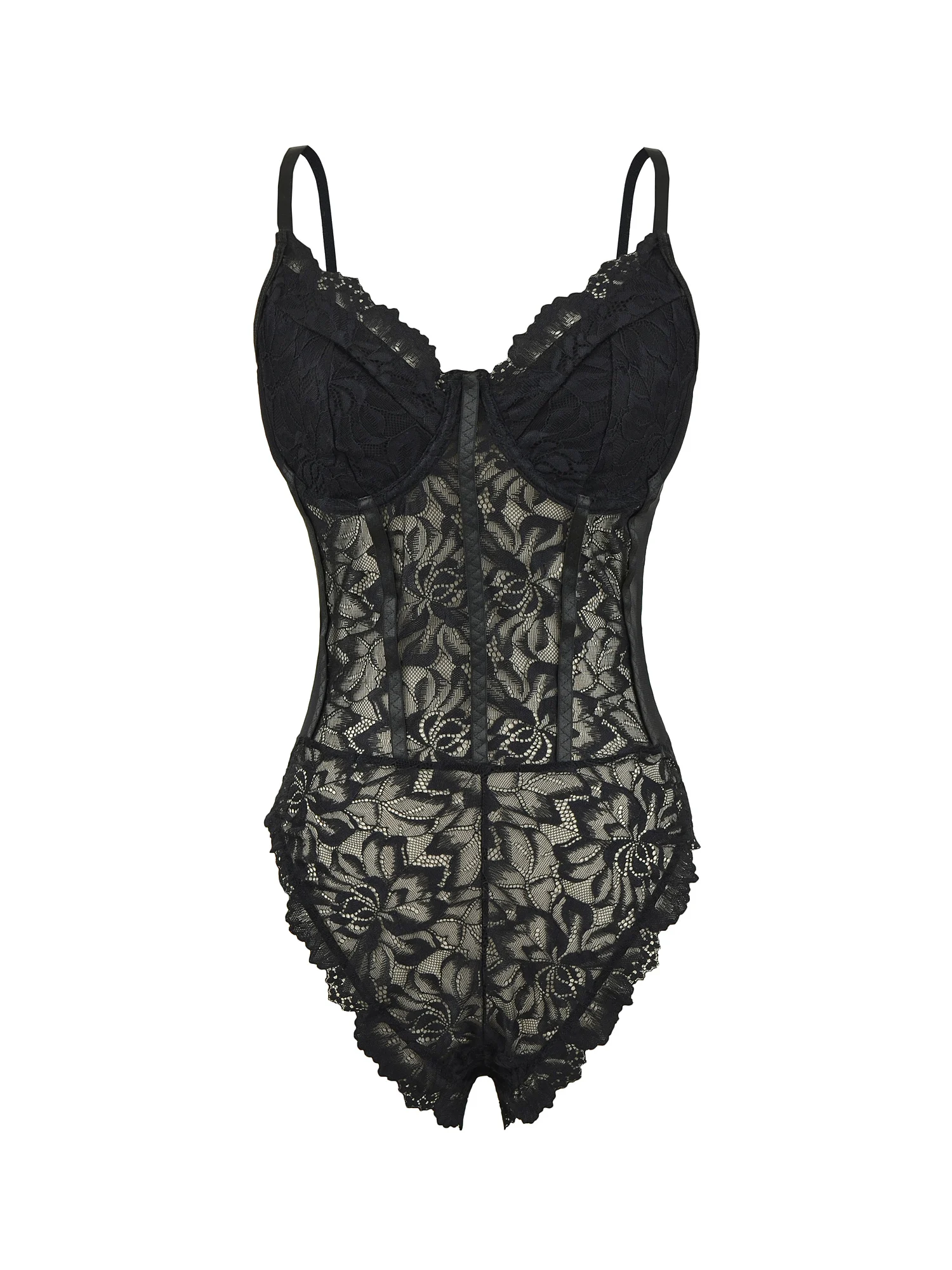 Sexy Lace Splice Strap Jumpsuit Women's Black Slimming Backless Base Top Street Style High Waist Short Pants Polyester Fabric
Sexy Lace Splice Strap Jumpsuit Women's Black Slimming Backless Base Top Street Style High Waist Short Pants Polyester Fabric