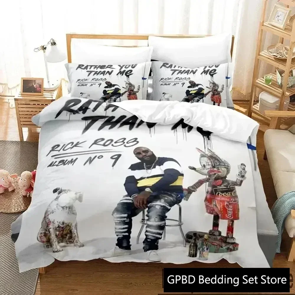 Luxury New 3D Print Rapper RICK ROSS Bedding Set Duvet Cover Bed Set Quilt Cover Pillowcase king Queen Size Boys Adult Bedding
Luxury New 3D Print Rapper RICK ROSS Bedding Set Duvet Cover Bed Set Quilt Cover Pillowcase king Queen Size Boys Adult Bedding