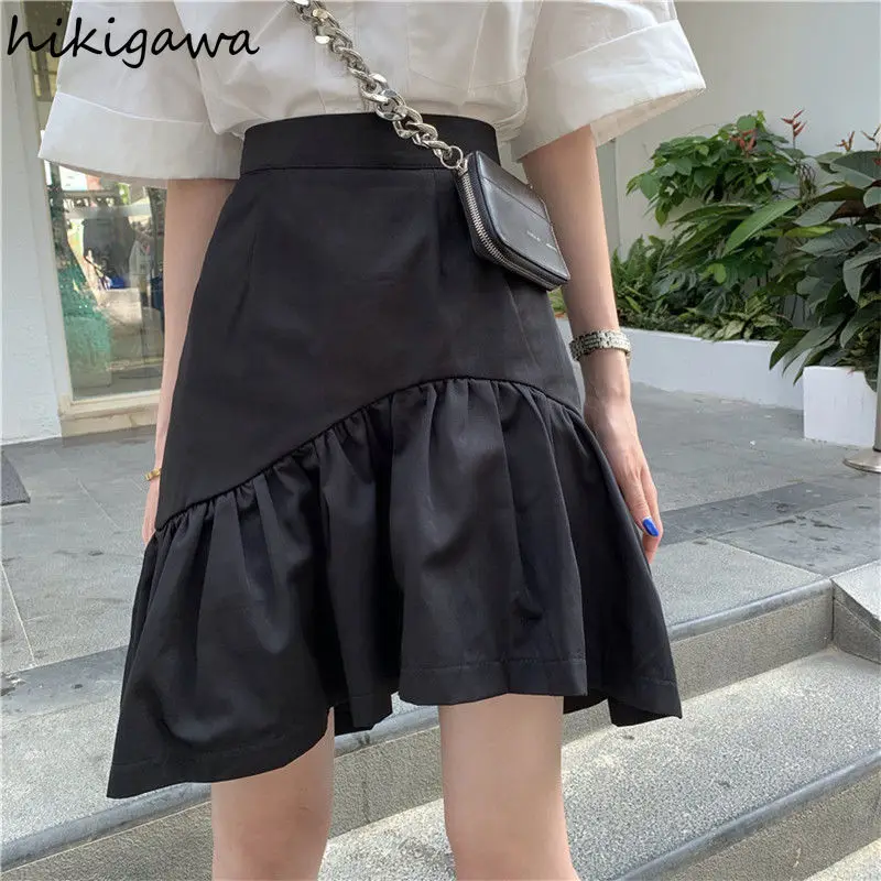 Office Lady Skirt Women 2025 Faldas Mujer De Moda Fashion Irregular Jupe High Waist Korean Saia Irregular A-line Summer Skirts
Office Lady Skirt Women 2025 Faldas Mujer De Moda Fashion Irregular Jupe High Waist Korean Saia Irregular A-line Summer Skirts