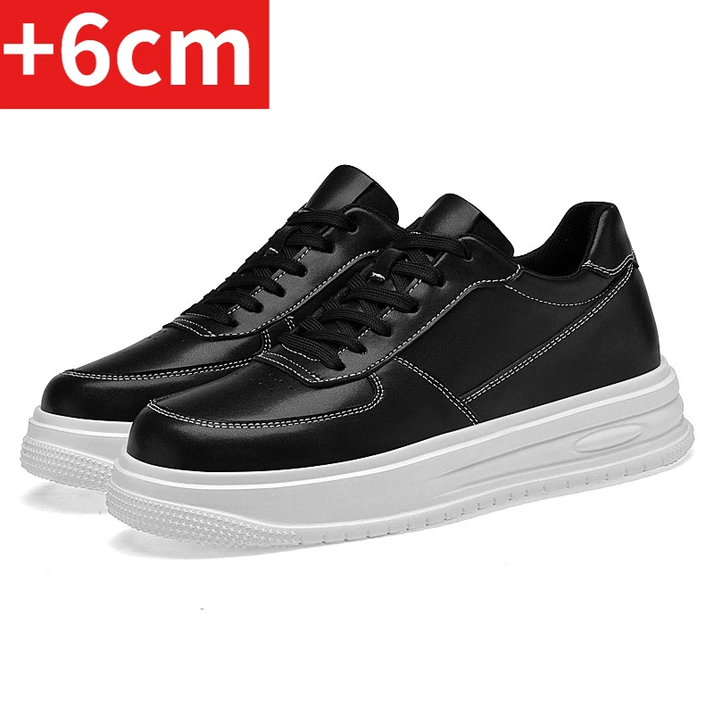 New Height Increasing Shoes for Men 6/8cm Invisible Elevator Sneakers White Leathe Sport Zapatillas De Hombre Big Size
New Height Increasing Shoes for Men 6/8cm Invisible Elevator Sneakers White Leathe Sport Zapatillas De Hombre Big Size