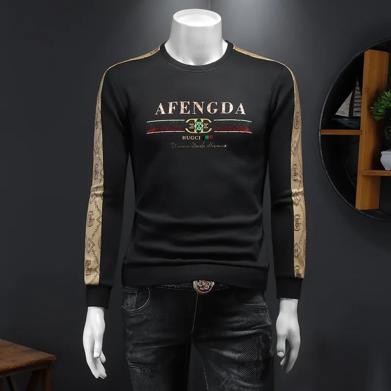 Men's Faionable Embroidered Base irt Trendy Sweatirt Casual Loose Fit Cotton Polyester Blend Autumn Spring Wear
Men's Faionable Embroidered Base irt Trendy Sweatirt Casual Loose Fit Cotton Polyester Blend Autumn Spring Wear