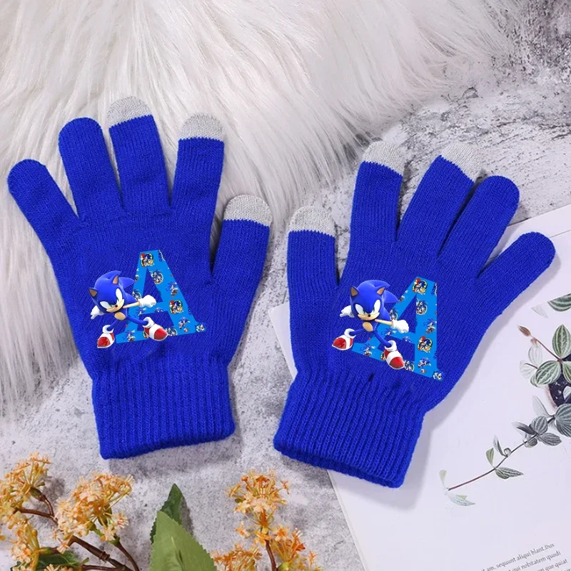 Sonics Boys Knitted Gloves Cute Cartoon Letter Print Child Screen Gloved Kid Winter Warm Anime Accessories Student Mittens Gifts
Sonics Boys Knitted Gloves Cute Cartoon Letter Print Child Screen Gloved Kid Winter Warm Anime Accessories Student Mittens Gifts
