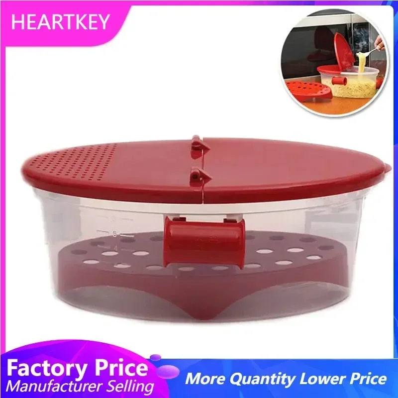 Spaghetti Bowl Heat Resistant PP Microwave Steamer Boat Strainer Pasta Pasta Cooker Food Container Noodle Box Kitchen Tools
Spaghetti Bowl Heat Resistant PP Microwave Steamer Boat Strainer Pasta Pasta Cooker Food Container Noodle Box Kitchen Tools