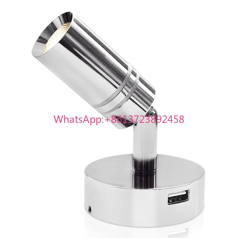 Marine 12V 24V USB Interior LED Touch Dimming Reading Light for Boat Yacht RV 2025
Marine 12V 24V USB Interior LED Touch Dimming Reading Light for Boat Yacht RV 2025