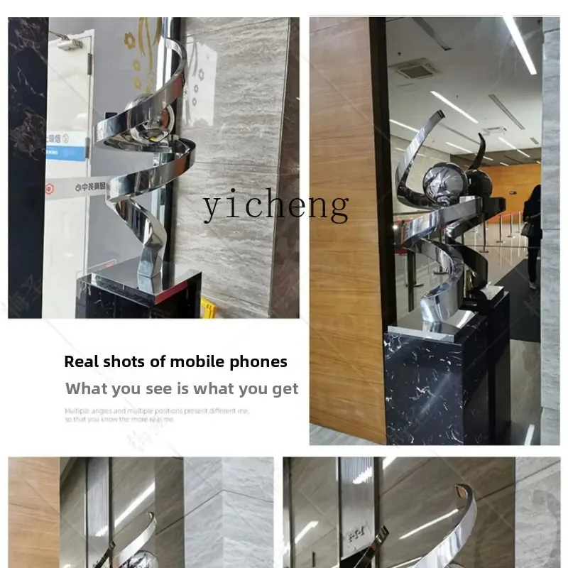 ZZ hotel lobby floor-to-ceiling stainless steel ornament modern simple living room sales office entrance aisle sculpture
ZZ hotel lobby floor-to-ceiling stainless steel ornament modern simple living room sales office entrance aisle sculpture