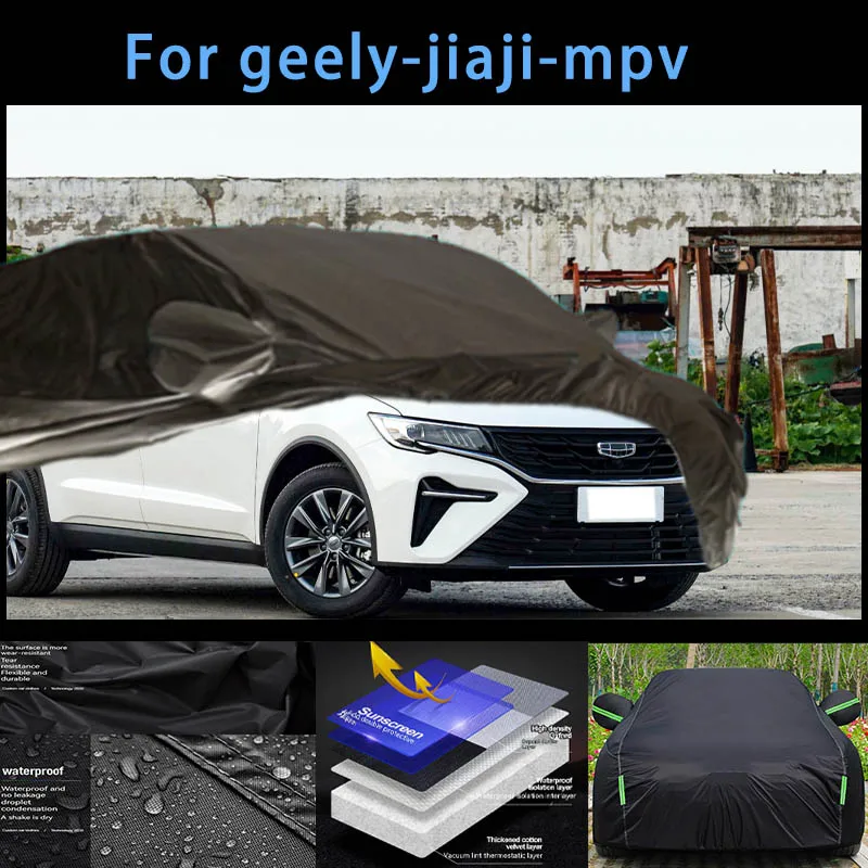 For geely-jiaji-mpv Outdoor Protection Full Car Covers Snow Cover Sunshade Waterproof Dustproof Exterior Car accessories
For geely-jiaji-mpv Outdoor Protection Full Car Covers Snow Cover Sunshade Waterproof Dustproof Exterior Car accessories