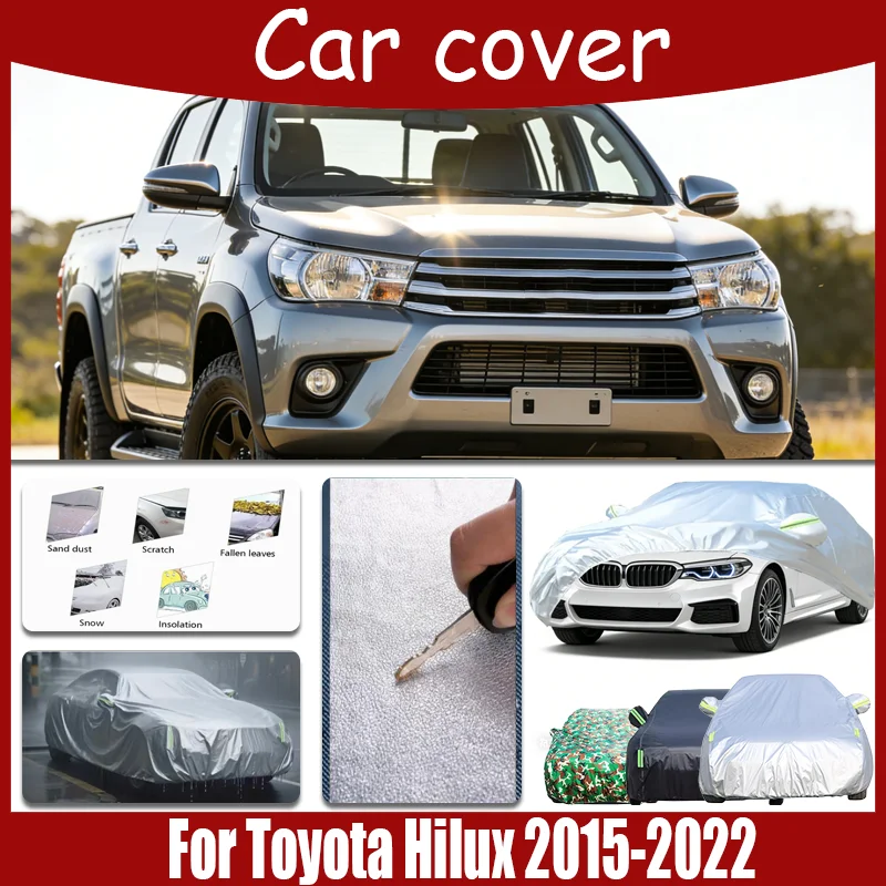For Toyota Hilux 2015-2022 Outdoor Protection Full Car Covers Snow Cover Sunshade Waterproof Dustproof Exterior Car Accessories
For Toyota Hilux 2015-2022 Outdoor Protection Full Car Covers Snow Cover Sunshade Waterproof Dustproof Exterior Car Accessories