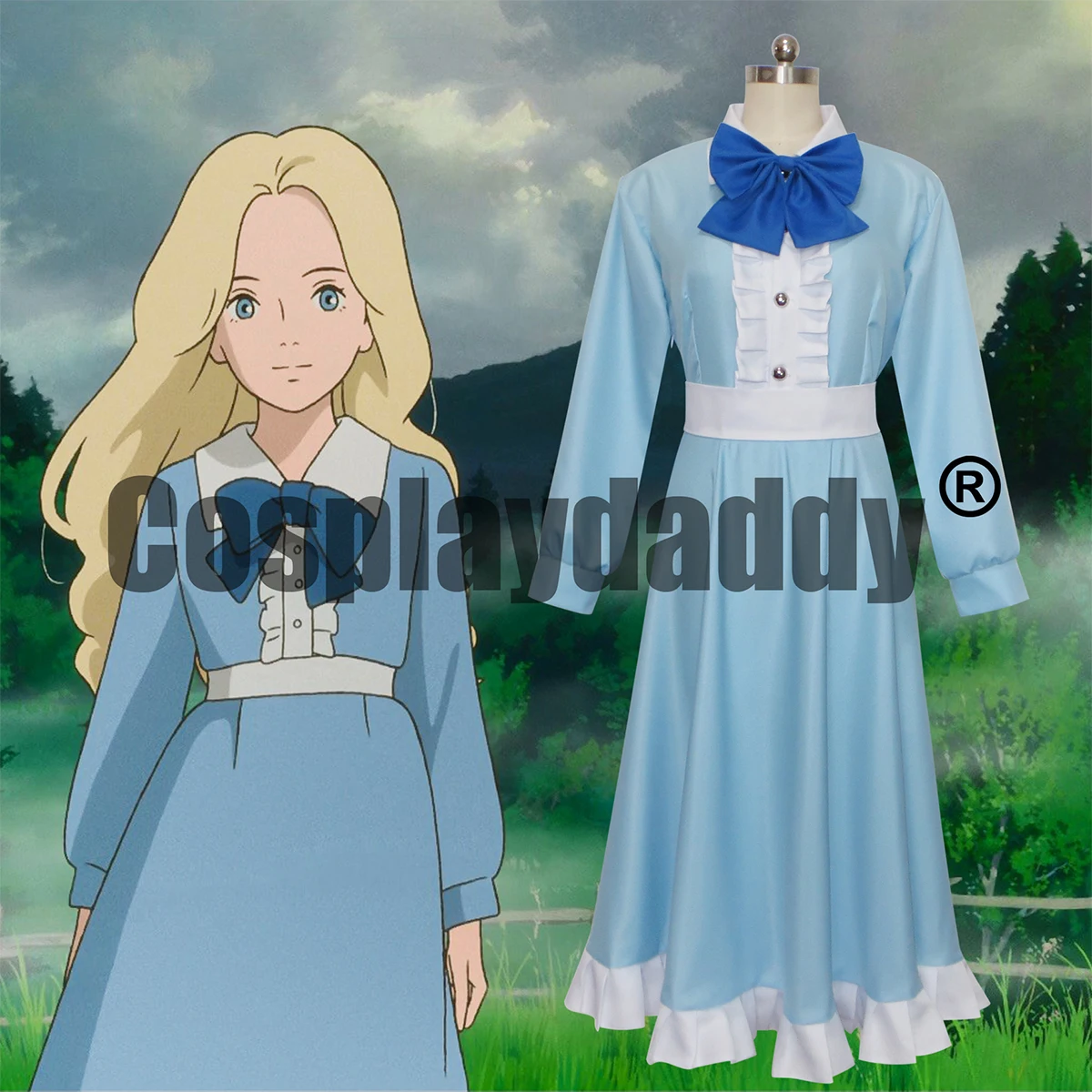When Marnie Was There Omoide no Marnie Marian Dress Cosplay Costume Blue Dress Outfit
When Marnie Was There Omoide no Marnie Marian Dress Cosplay Costume Blue Dress Outfit