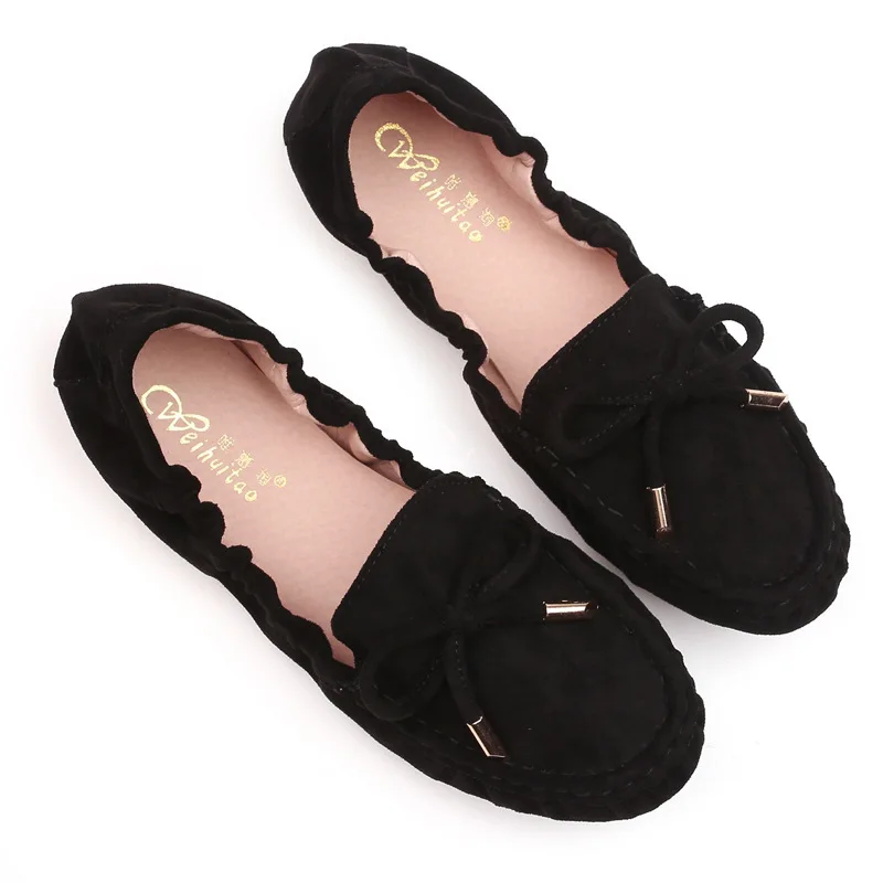 Round Toe casual moccasins flats ladies bowknot suede roll-up ballerina shoe elastic design loafers women winter
Round Toe casual moccasins flats ladies bowknot suede roll-up ballerina shoe elastic design loafers women winter