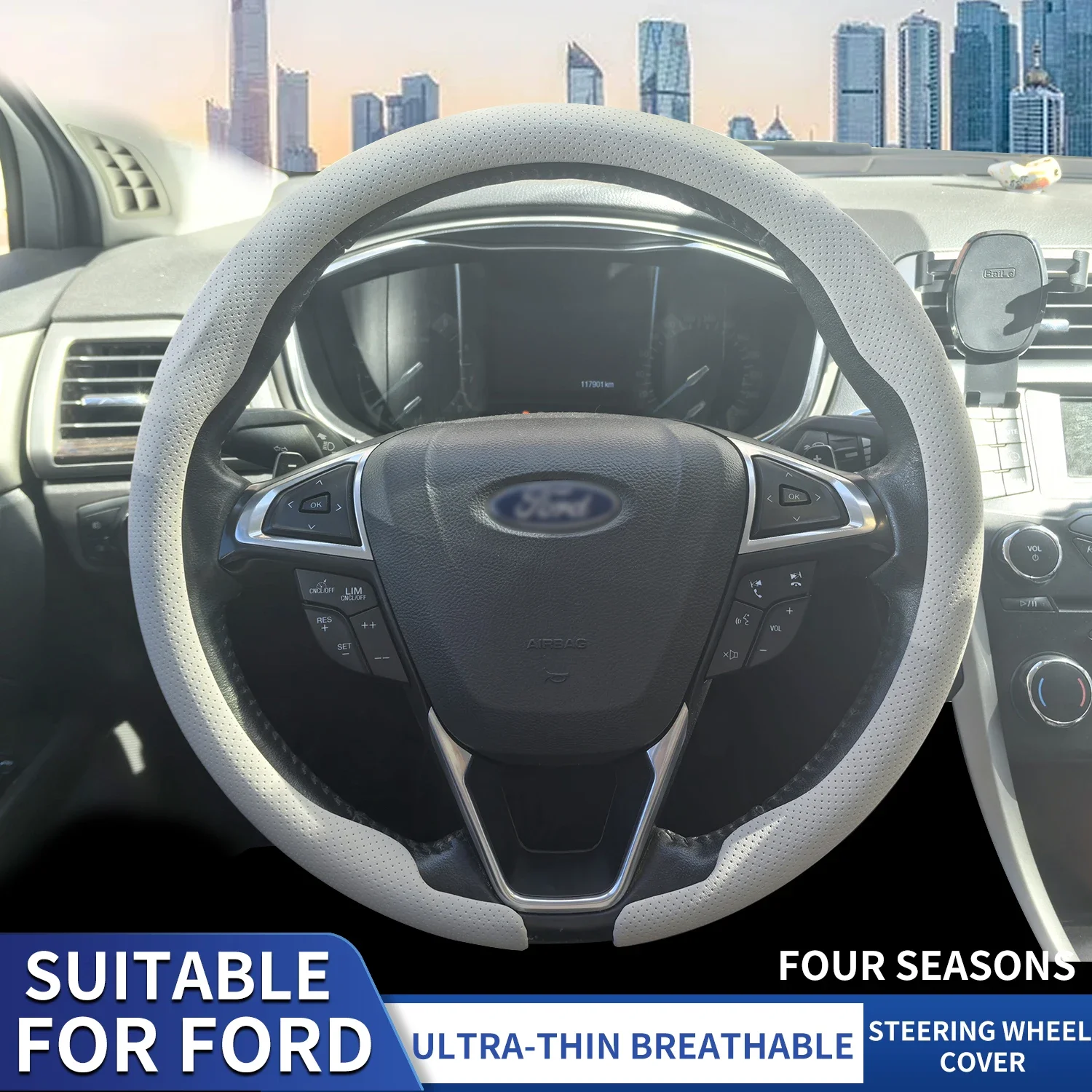 Suitable For FORD Escape/Kuga Mustang Mach-E Bronco Focus Explorer Breathable Anti-Slip PU fit 38cm Ultra-Thin Wheel Cover
Suitable For FORD Escape/Kuga Mustang Mach-E Bronco Focus Explorer Breathable Anti-Slip PU fit 38cm Ultra-Thin Wheel Cover