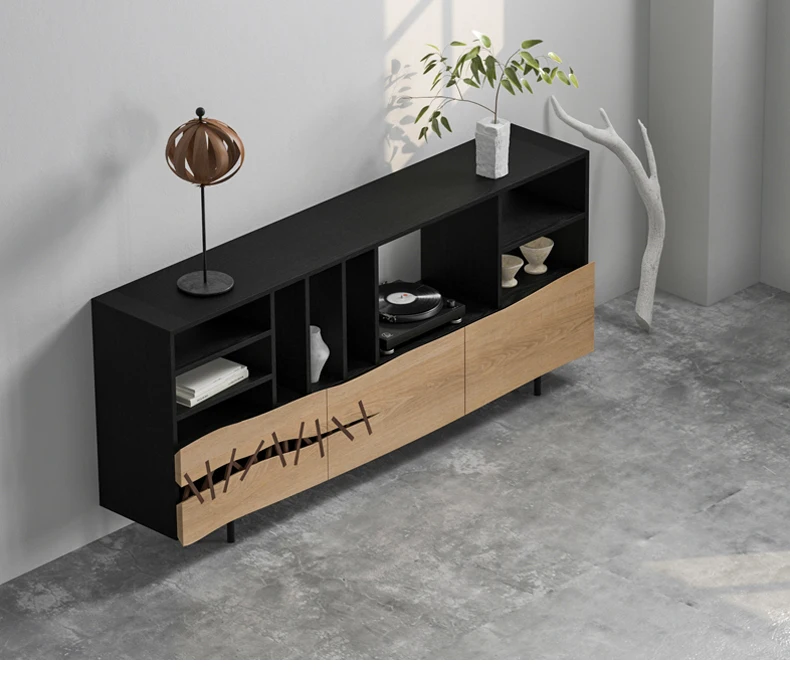 N Dining Cabinet Nordic Solid Wood Minimalist Wood Color Living Room Locker Wind Black Storage Cabinet
N Dining Cabinet Nordic Solid Wood Minimalist Wood Color Living Room Locker Wind Black Storage Cabinet