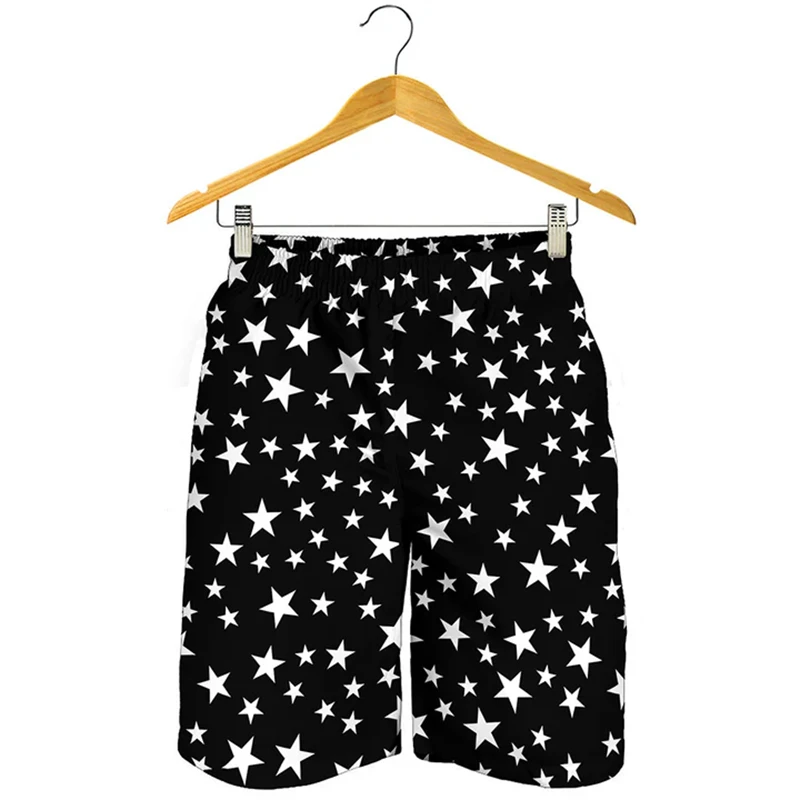 Fashion Men's Stars 3D Graphic Board Shorts Woman Harajuku Beach Pants Sportswear Black And White Graphic Quick Dry Swim Trunks
Fashion Men's Stars 3D Graphic Board Shorts Woman Harajuku Beach Pants Sportswear Black And White Graphic Quick Dry Swim Trunks