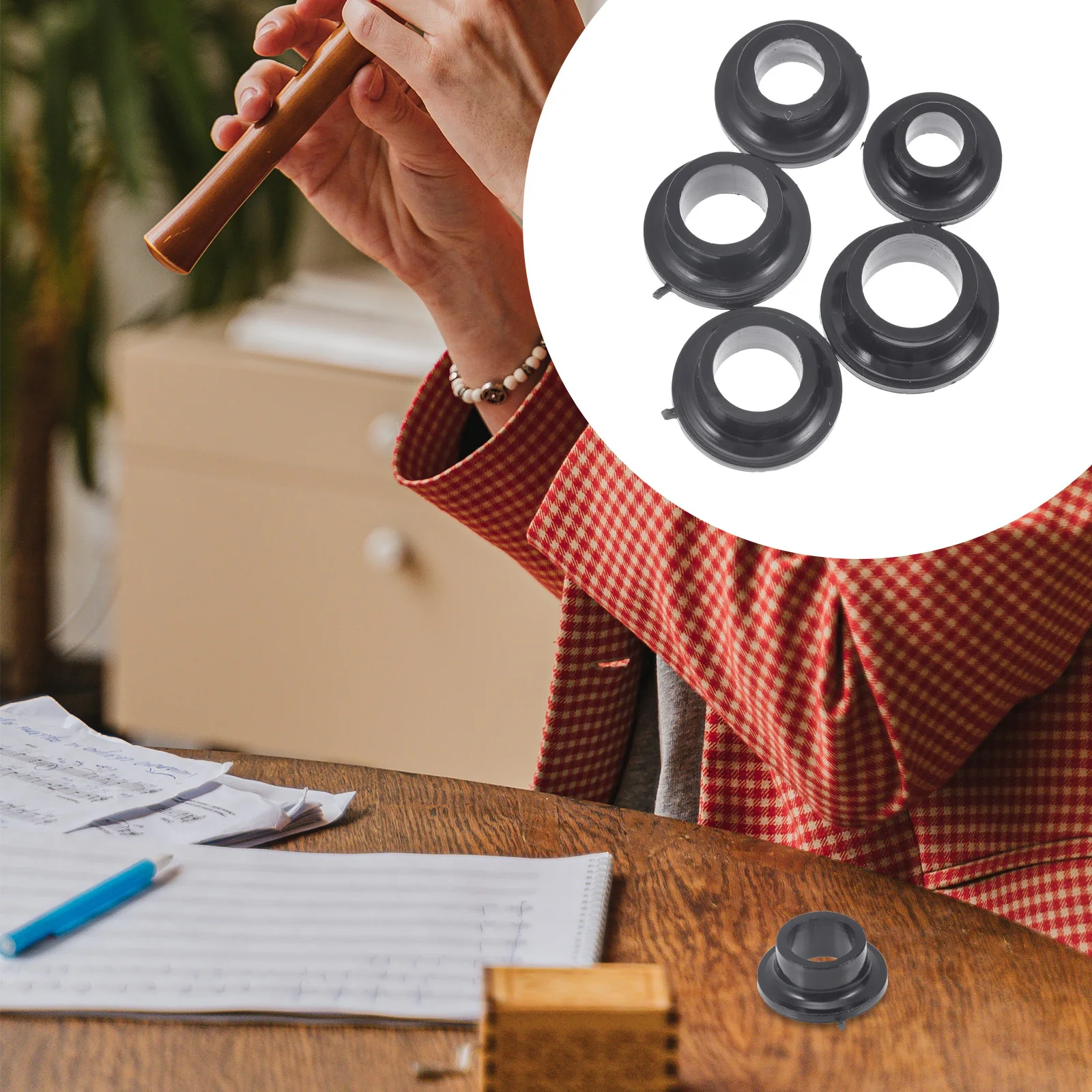 10 Pcs Clarinet Accessories Reed Plastic Mouth Instrument Parts Black Accessory
10 Pcs Clarinet Accessories Reed Plastic Mouth Instrument Parts Black Accessory