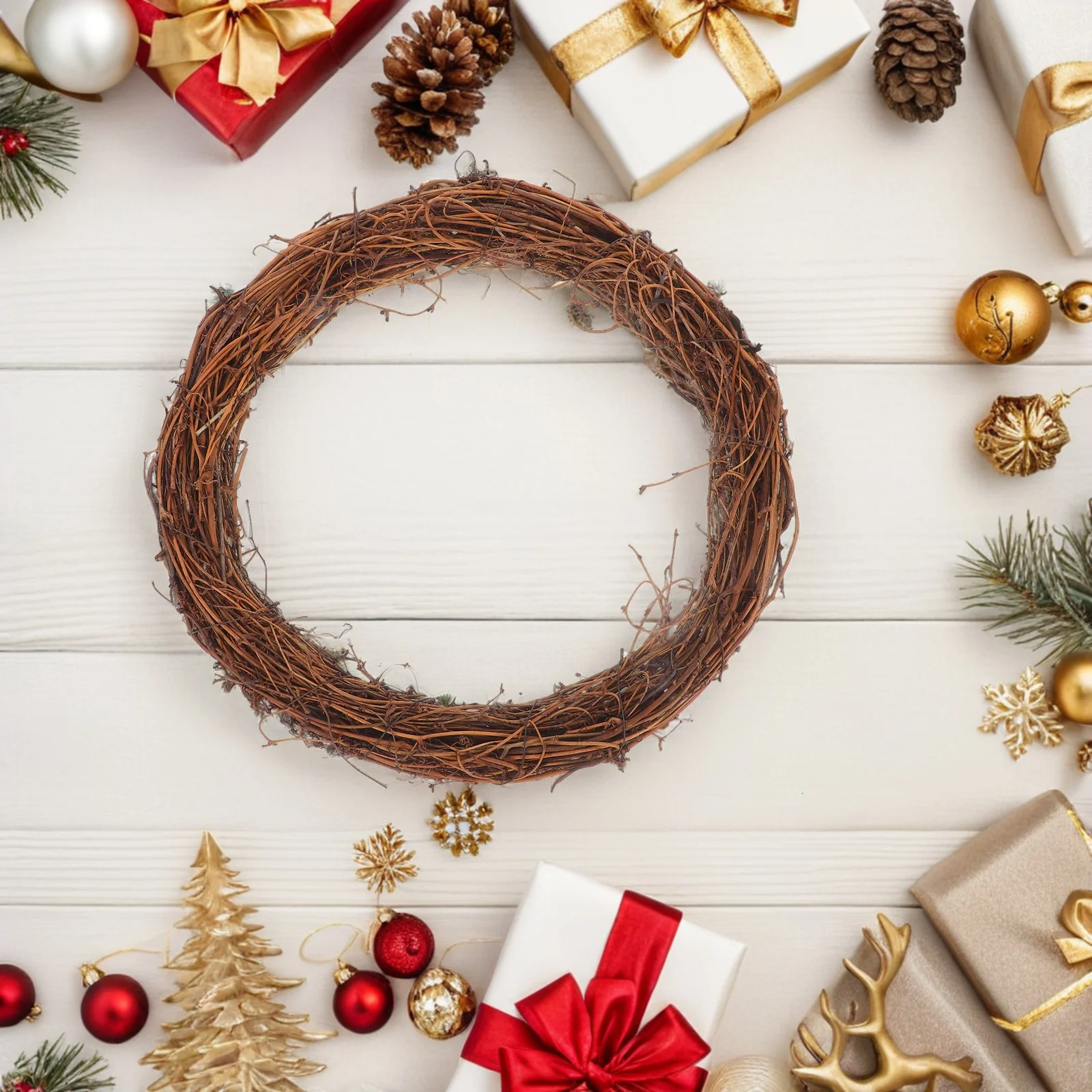 6pcs Rattan Wreath Garland Christmas Decor Handmade Floral Hoops Rings Small Wreaths Supplies Craft Holiday Wedding Spring Door
6pcs Rattan Wreath Garland Christmas Decor Handmade Floral Hoops Rings Small Wreaths Supplies Craft Holiday Wedding Spring Door