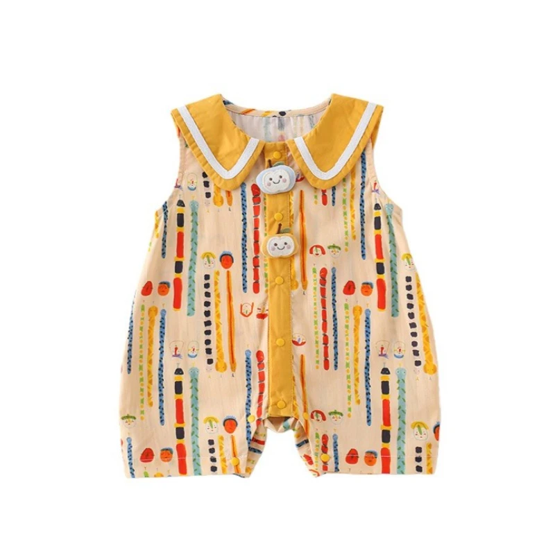 1Pc Soft Thin Baby Romper, versatile unisex bodysuit, comfy casual wear ideal for baby full month and birthday gifts
1Pc Soft Thin Baby Romper, versatile unisex bodysuit, comfy casual wear ideal for baby full month and birthday gifts