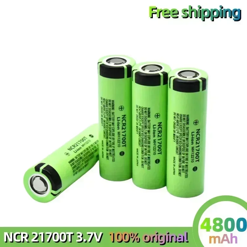 100% /Original 21700 NCR21700T Lithium Rechargeable Battery 4800mAh 3.7 V 40A High-discharge Battery High-drain Li-ion Battery
100% /Original 21700 NCR21700T Lithium Rechargeable Battery 4800mAh 3.7 V 40A High-discharge Battery High-drain Li-ion Battery