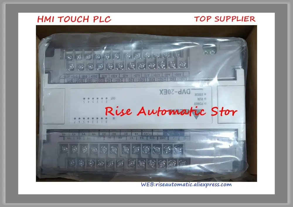 DVP20EX00R2 New Original PLC 100-240VAC 8DI 6DO Relay 4DI 2DO Analog Output Analog
DVP20EX00R2 New Original PLC 100-240VAC 8DI 6DO Relay 4DI 2DO Analog Output Analog