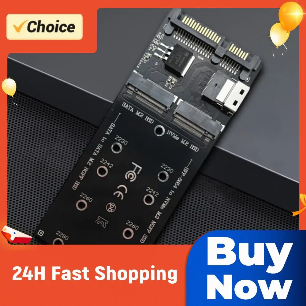 M.2 To SATA Adapter SFF-8654 To M2 NVME SSD Converter 22Pin SATA To M2 Expansion Card Converter Riser Board Fit for Mainboard
M.2 To SATA Adapter SFF-8654 To M2 NVME SSD Converter 22Pin SATA To M2 Expansion Card Converter Riser Board Fit for Mainboard