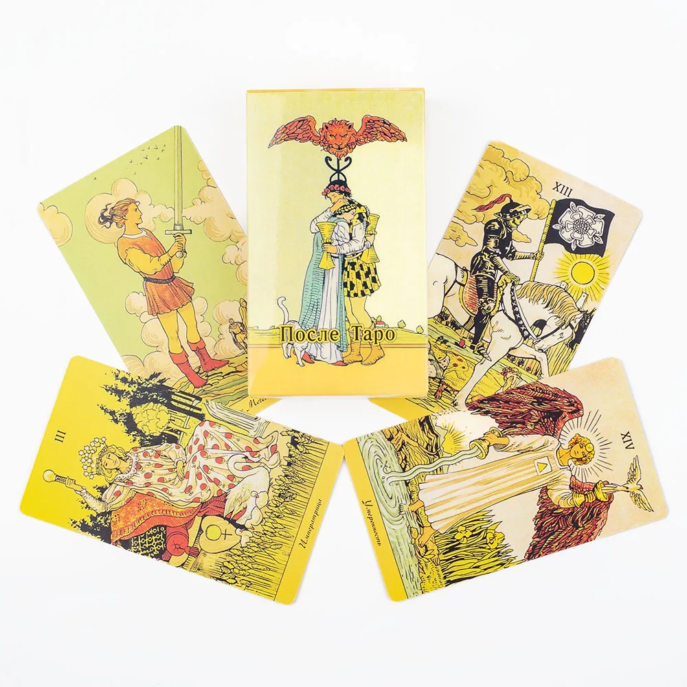 Колода карт Russian Visions After Tarot (78 шт.) для групповых игр и вечеринок, набор для предсказаний и гаданий.
Колода карт Russian Visions After Tarot (78 шт.) для групповых игр и вечеринок, набор для предсказаний и гаданий.