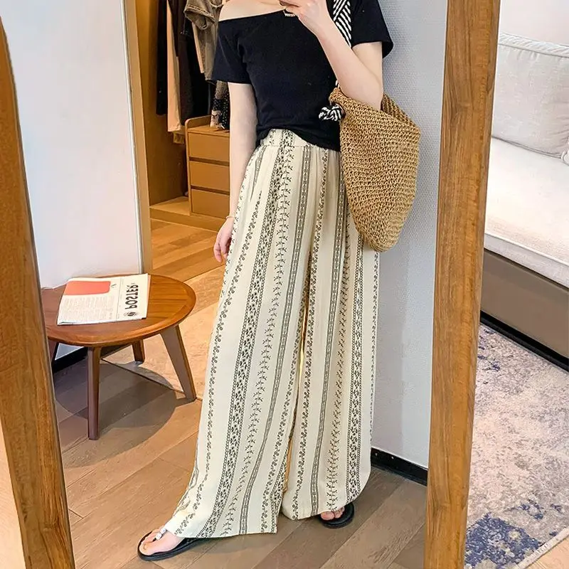 Старые широкие брюки с принтом тотема Qianfeng для женщин летом, тонкие и универсальные повседневные брюки с высокой талией
Старые широкие брюки с принтом тотема Qianfeng для женщин летом, тонкие и универсальные повседневные брюки с высокой талией