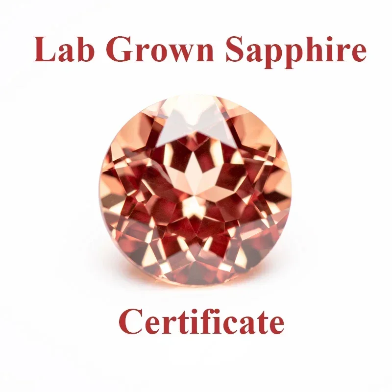 Wholesale Lab Grown Sapphire Sunset Orange Color Round Shape Charm Beads for Diy Jewelry Making Rings Materials Selectable AGL C
Wholesale Lab Grown Sapphire Sunset Orange Color Round Shape Charm Beads for Diy Jewelry Making Rings Materials Selectable AGL C