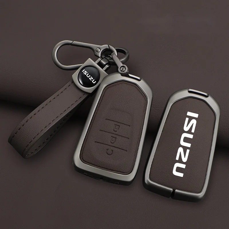 Zinc Alloy Car Remote Key Case Cover Protector Shell For Isuzu New MU-X X Series DMAX D-Max X-Terrain Pickup Truck 2020-2022
Zinc Alloy Car Remote Key Case Cover Protector Shell For Isuzu New MU-X X Series DMAX D-Max X-Terrain Pickup Truck 2020-2022