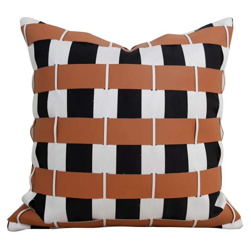 Modern Light Luxury Orange Geometric Splicing Cushion Cover Hotel Living Room Sofa Pillow Cover
Modern Light Luxury Orange Geometric Splicing Cushion Cover Hotel Living Room Sofa Pillow Cover