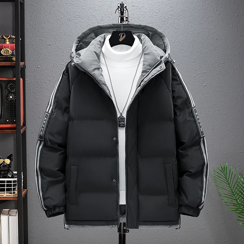 Новая зимняя утепленная хлопковая куртка для мужчин и молодежи, повседневное пальто с капюшоном, модная теплая хлопковая одежда для пар
Новая зимняя утепленная хлопковая куртка для мужчин и молодежи, повседневное пальто с капюшоном, модная теплая хлопковая одежда для пар