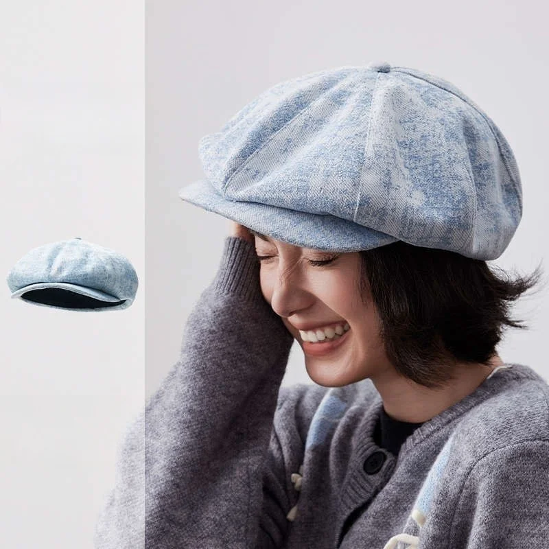 Новая женская кепка-восьмиклинка из 100% хлопка, визуально уменьшающая лицо.
Новая женская кепка-восьмиклинка из 100% хлопка, визуально уменьшающая лицо.