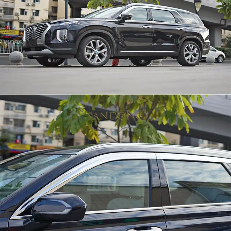 For Hyundai Palisade 2019 2020 2021 ABS electroplated silver sunny and rainy car window rain eyebrow modification
For Hyundai Palisade 2019 2020 2021 ABS electroplated silver sunny and rainy car window rain eyebrow modification