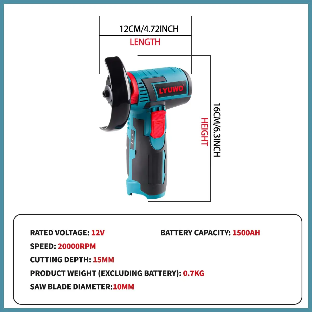 LYUWO Mini Angle Grinder Mini Household Rechargeable Cutting Machine Polishing Machine Electric Hand Grinder Polishing Machine
LYUWO Mini Angle Grinder Mini Household Rechargeable Cutting Machine Polishing Machine Electric Hand Grinder Polishing Machine