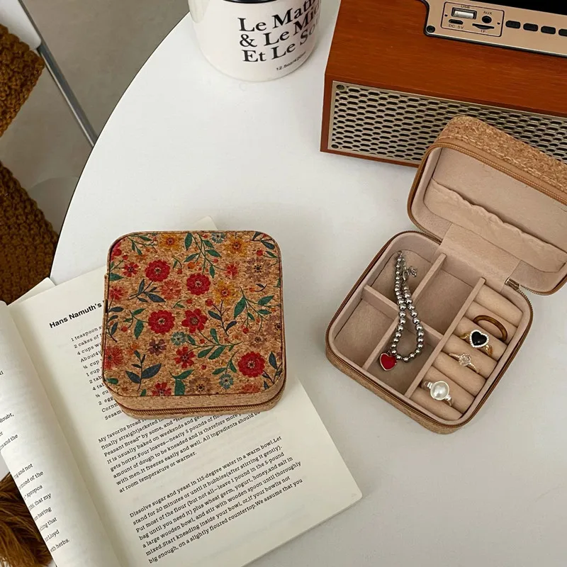 Funin Flower Wooden Portable Mini Jewelry Storage Box Travel Organizer Jewelry Case Earrings Necklace Ring Jewelry Box Display
Funin Flower Wooden Portable Mini Jewelry Storage Box Travel Organizer Jewelry Case Earrings Necklace Ring Jewelry Box Display