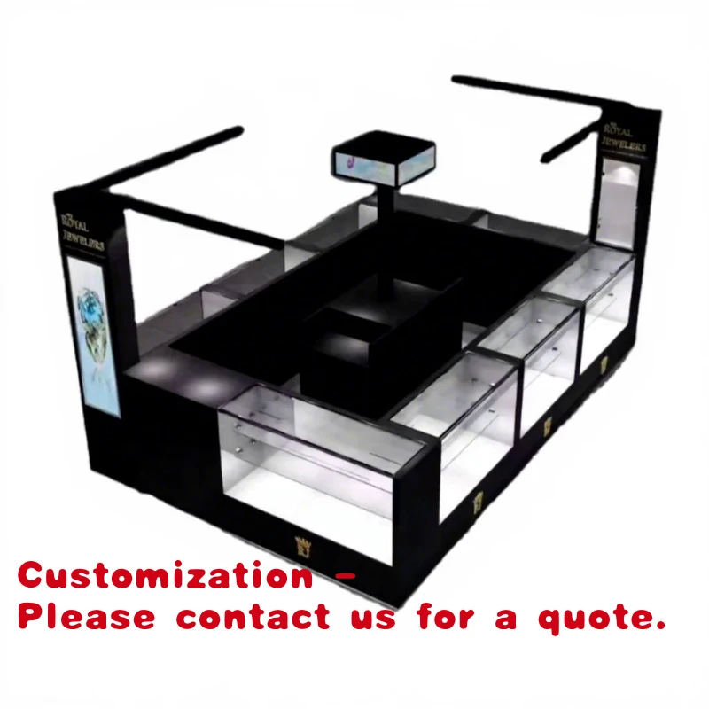 custom.Custom Made Black Jewelry Showcase Counter Design Mall Modern Wood Retail Jewelry Kiosk
custom.Custom Made Black Jewelry Showcase Counter Design Mall Modern Wood Retail Jewelry Kiosk