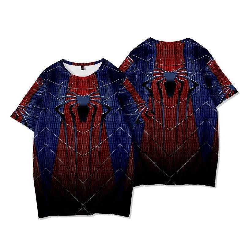New Arrival Dark Spider Print Short Sleeve T-shirt Men Women Round Neck Pullover American Summer Loose Adult Children Tops
New Arrival Dark Spider Print Short Sleeve T-shirt Men Women Round Neck Pullover American Summer Loose Adult Children Tops