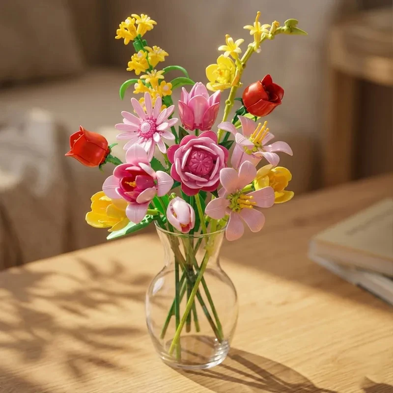 Flower Bouquet Building Block Set, Botanical Artificial Flower Kit, DIY Floral Building Toy, Mother's Day Valentine's Day Gift
Flower Bouquet Building Block Set, Botanical Artificial Flower Kit, DIY Floral Building Toy, Mother's Day Valentine's Day Gift